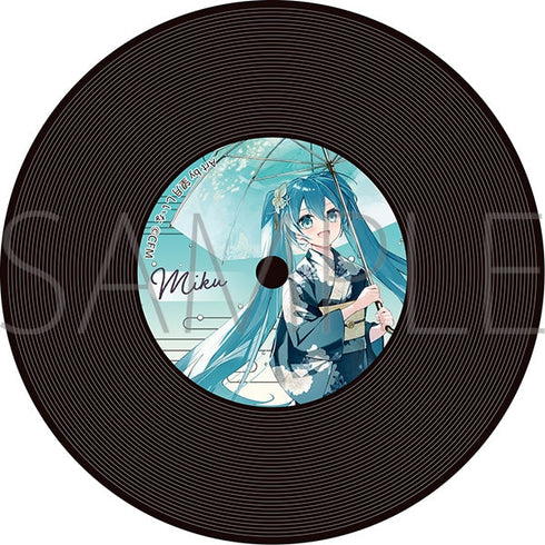 『初音ミクシリーズ』レコード風コースター/初音ミク
